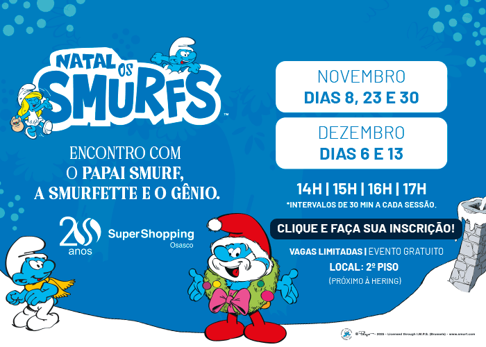 Meet e Greet Os Smurfs