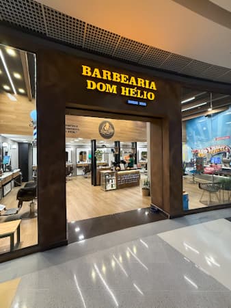 Logo da loja barbearia dom hélio
