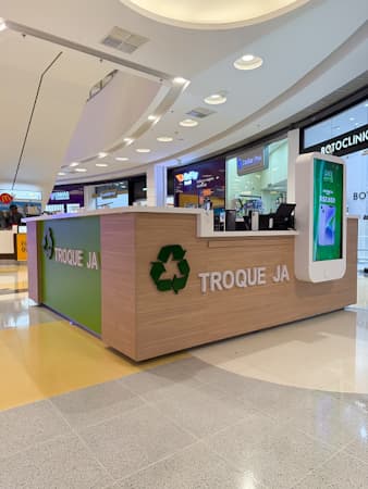 Logo da loja troque já